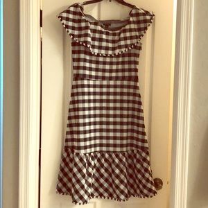 Ann Taylor gingham dress